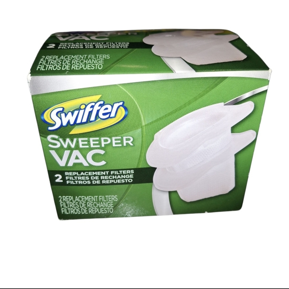 Swiffer Sweeper Vac Replacement Filters 2 Pack/ 1 Box NEW